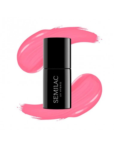 Esmalte semipermanente Semilac - 046 Intense Pink - 7ml