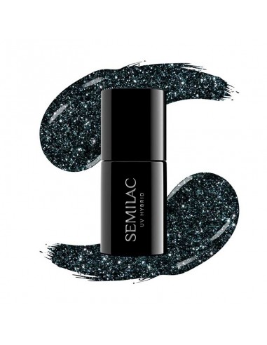 Esmalte semipermanente Semilac - 096 Starlight Night - 7ml