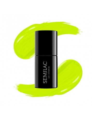 Esmalte semipermanente Semilac - 565 Neon Yellow - 7ml