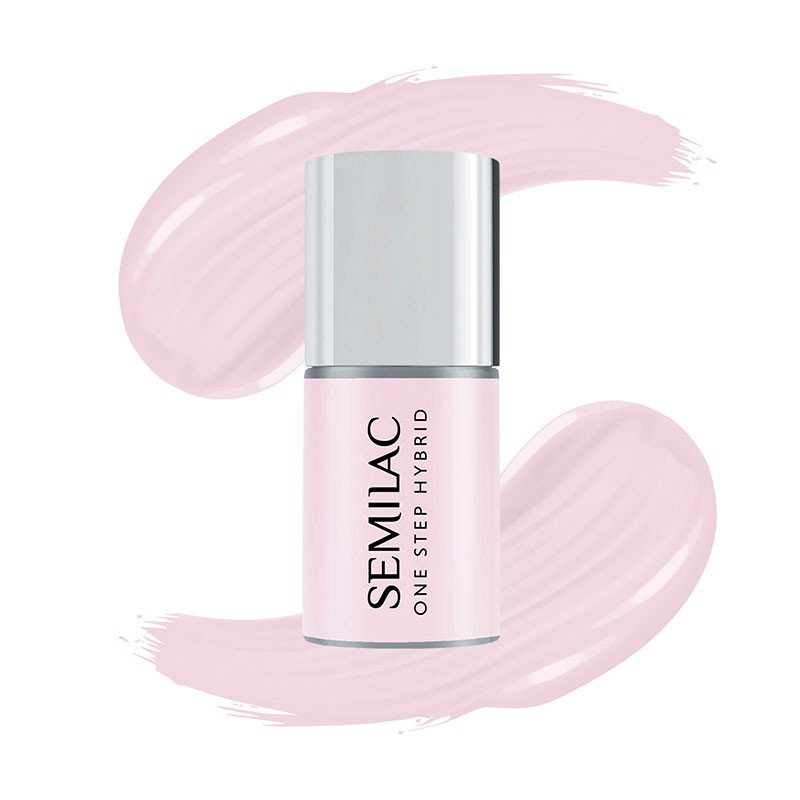 Esmalte semipermanente One Step Semilac - S257 Naked Glitter Rose - 5ml