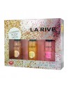 Set de regalo de 3 brumas iluminadoras 3x100mlLA RIVE