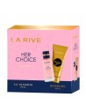 HER CHOICE Set de regalo para mujer EDP 100ML/SG 100MLLA RIVE