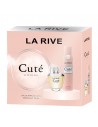 CUTÉ Set de regalo para mujer EDP 100ML/DEO 150MLLA RIVE