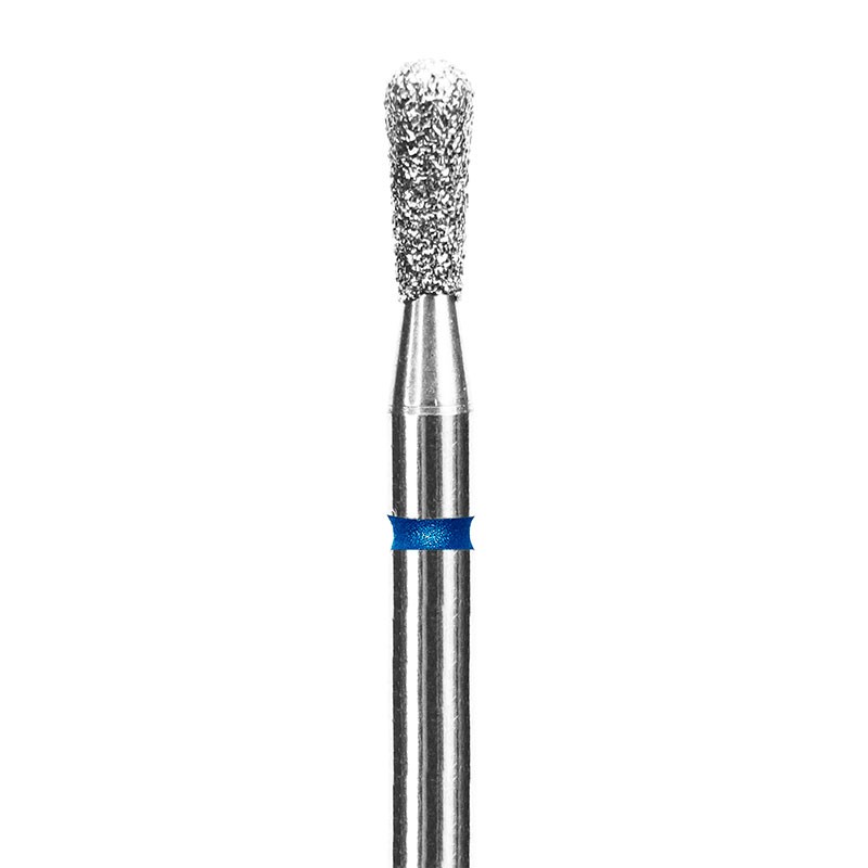 STALEKS Fresa diamantada en forma de mini llama - Expert - Azul - Diámetro 1mm - Pieza 3mm