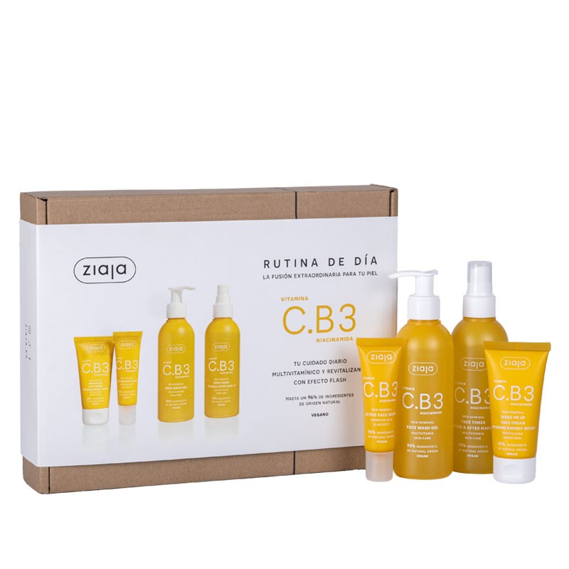 VITAMINA C.B3 NIACINAMIDA Set de Rutina Facial de Día - ZIAJA