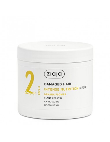 PLANT ESSENTIALS Mascarilla capilar nutritiva de Flor de Banana