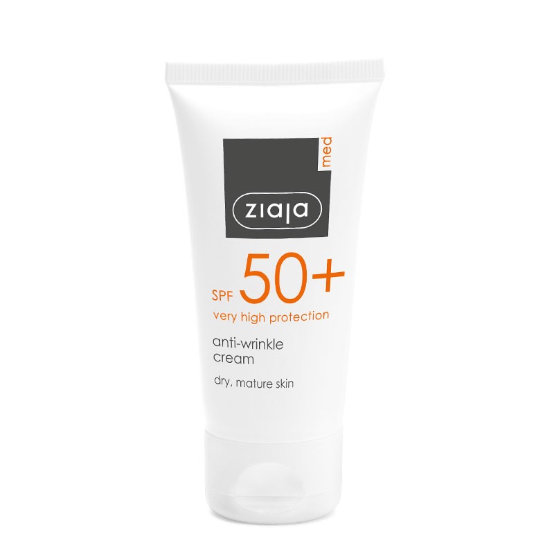 Comprar SPF50+ Crema facial protectora antiarrugas ZIAJA MED - Onli...