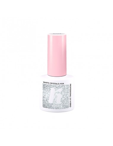 Esmalte semipermanente 5ml hi Hybrid - 104 White Crystals