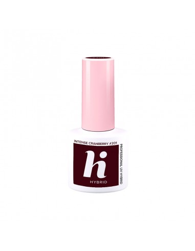 Esmalte semipermanente 5ml hi Hybrid - 201 Intense Cranberry