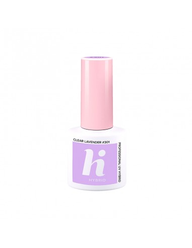 Esmalte semipermanente 5ml hi Hybrid - 301 Clear Lavender