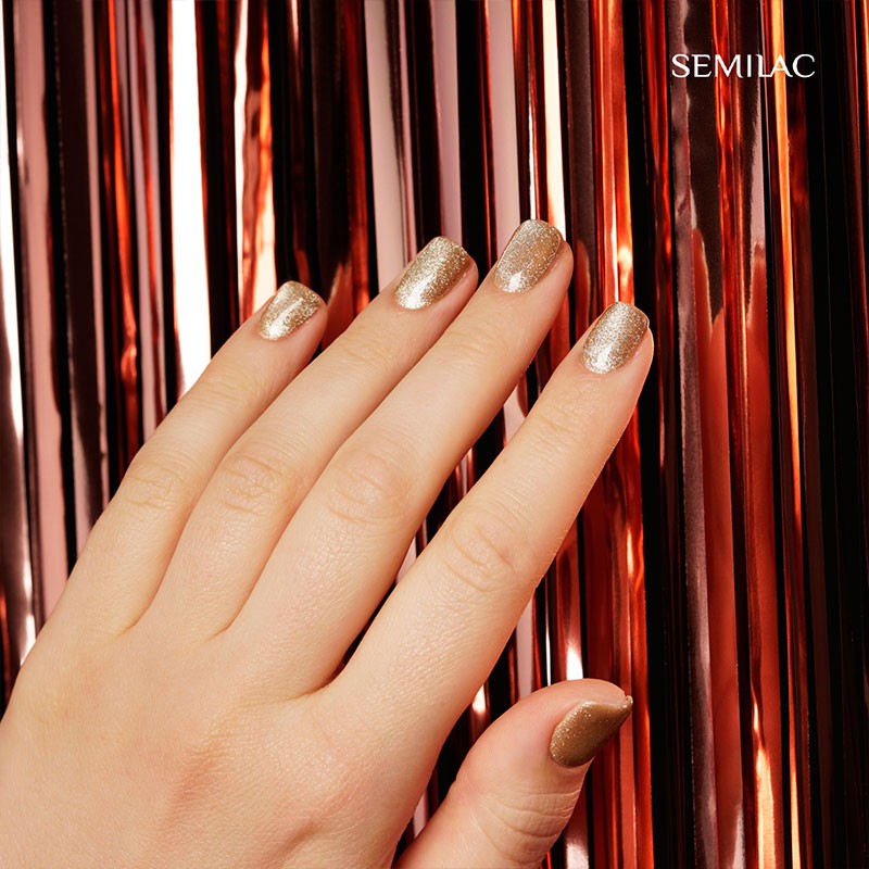 Decoración para uñas Semilac - 10 Grey Marble foil