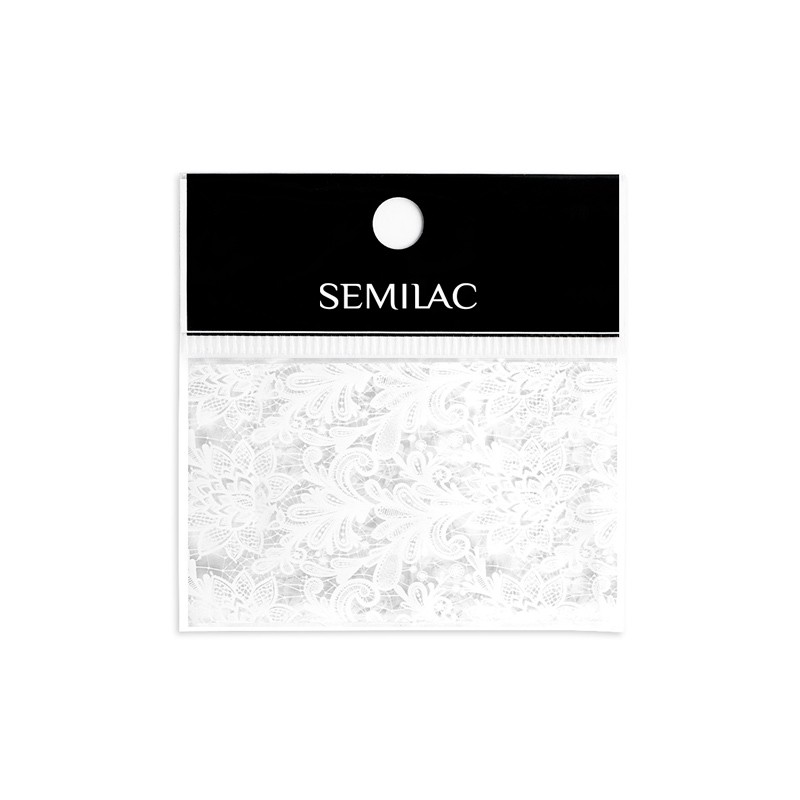 Decoración para uñas Semilac - 25 Black Lace foil