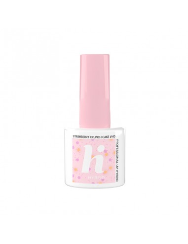 Esmalte semipermanente 5ml hi Hybrid - 140 Strawberry Crunch Cake