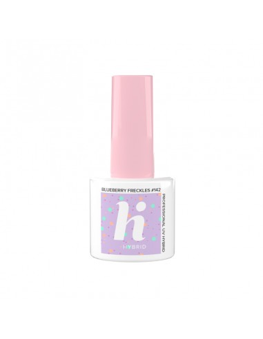 Esmalte semipermanente 5ml hi Hybrid - 142 Blueberry Freckles