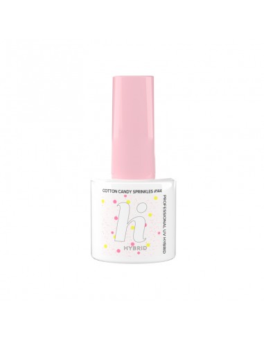 Esmalte semipermanente 5ml hi Hybrid - 144 Cotton Candy Sprinkles