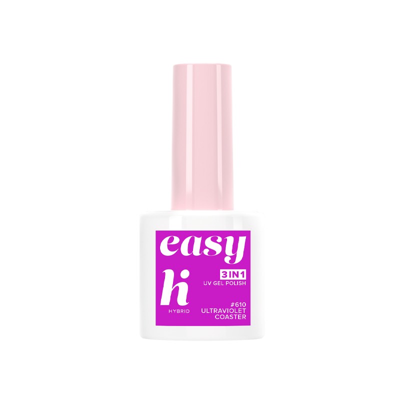 Esmalte semipermanente 5ml hi hybrid EASY 3en1 – 611 Pink Lollipop