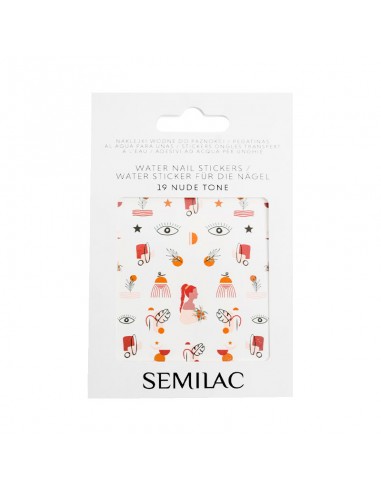 Stickers al agua para uñas Semilac -...